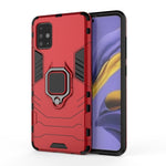 Custodia TPU antiurto con anello magnetico per Galaxy A71
