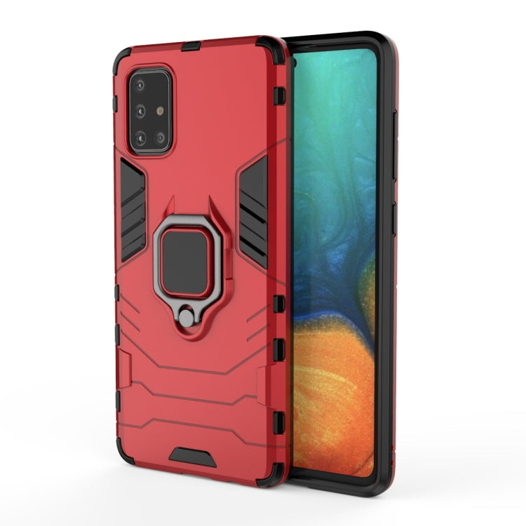 Custodia TPU antiurto con anello magnetico per Galaxy A71