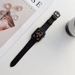 Cinturino in pelle per serie Apple Watch, 7 41mm / 6&SE&5&4 40mm / 3&2&1 38mm, 7 45mm / 6&SE&5&4 44mm / 3&2&1 42mm