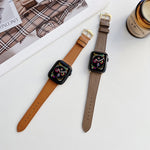 Cinturino in pelle per serie Apple Watch, 7 41mm / 6&SE&5&4 40mm / 3&2&1 38mm, 7 45mm / 6&SE&5&4 44mm / 3&2&1 42mm