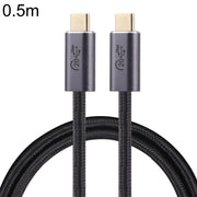 Cavo dati intrecciato USB 3.2 da USB-C/tipo-C maschio a USB-C/tipo-C da 20 Gbps, 0.5m, 1m, 1.5m, 2m, 3m