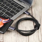 Cavo dati intrecciato USB 4 Type-C 20 Gbps 0.5-3m