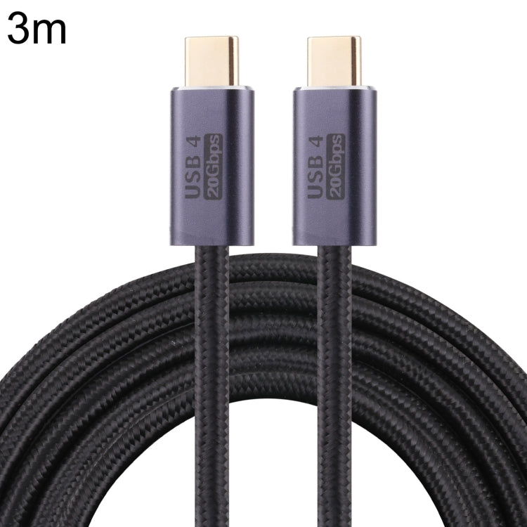 Cavo dati intrecciato USB 4 Type-C 20 Gbps 0.5-3m