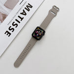 Cinturino in vera pelle con fibbia ovale per Apple Watch Series, 7 41mm / 6&SE&5&4 40mm / 3&2&1 38mm