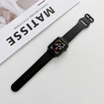 Cinturino in vera pelle con fibbia ovale per Apple Watch Series, 7 41mm / 6&SE&5&4 40mm / 3&2&1 38mm