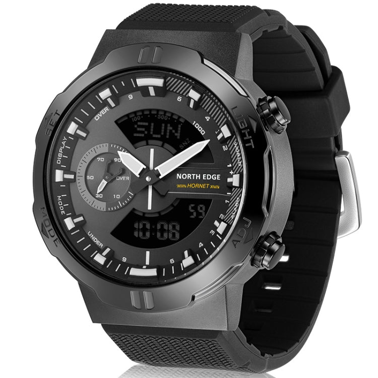NORTH EDGE HORNET Orologio sportivo luminoso da uomo con doppia sveglia digitale, HORNET