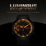 NORTH EDGE HORNET Orologio sportivo luminoso da uomo con doppia sveglia digitale, HORNET