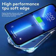 Custodia per telefono antiurto in TPU + vetro temperato, For iPhone 13, For iPhone 13 Pro, For iPhone 13 Pro Max, For iPhone 12 mini, For iPhone 12, For iPhone 12 Pro, For iPhone 12 Pro Max