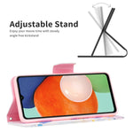 Custodia per telefono in pelle con motivo a disegno colorato, For Samsung Galaxy A13 4G, For Samsung Galaxy A33 5G, For Samsung Galaxy A73 5G