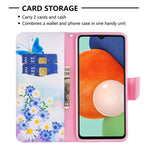 Custodia per telefono in pelle con motivo a disegno colorato, For Samsung Galaxy A13 4G, For Samsung Galaxy A33 5G, For Samsung Galaxy A73 5G