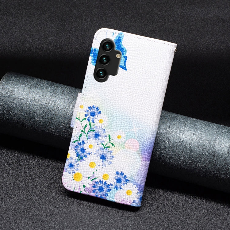 Custodia per telefono in pelle con motivo a disegno colorato, For Samsung Galaxy A13 4G, For Samsung Galaxy A33 5G, For Samsung Galaxy A73 5G