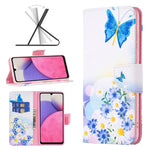 Custodia per telefono in pelle con motivo a disegno colorato, For Samsung Galaxy A13 4G, For Samsung Galaxy A33 5G, For Samsung Galaxy A73 5G