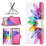 Custodia per telefono in pelle con motivo a disegno colorato, For Samsung Galaxy A13 4G, For Samsung Galaxy A33 5G, For Samsung Galaxy A73 5G