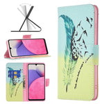 Custodia per telefono in pelle con motivo a disegno colorato, For Samsung Galaxy A13 4G, For Samsung Galaxy A33 5G, For Samsung Galaxy A73 5G