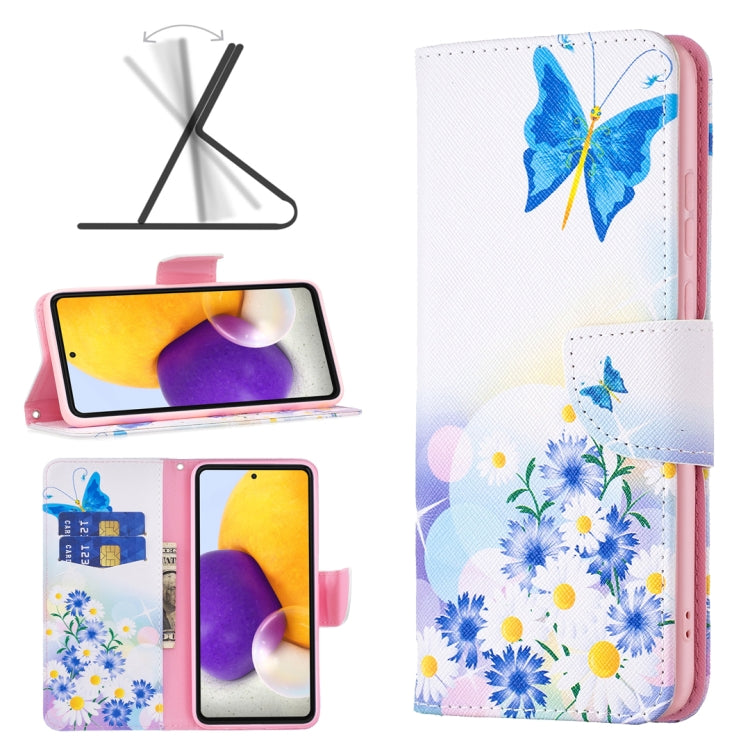 Custodia per telefono in pelle con motivo a disegno colorato, For Samsung Galaxy A13 4G, For Samsung Galaxy A33 5G, For Samsung Galaxy A73 5G