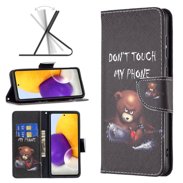 Custodia per telefono in pelle con motivo a disegno colorato, For Samsung Galaxy A13 4G, For Samsung Galaxy A33 5G, For Samsung Galaxy A73 5G