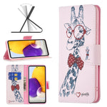 Custodia per telefono in pelle con motivo a disegno colorato, For Samsung Galaxy A13 4G, For Samsung Galaxy A33 5G, For Samsung Galaxy A73 5G