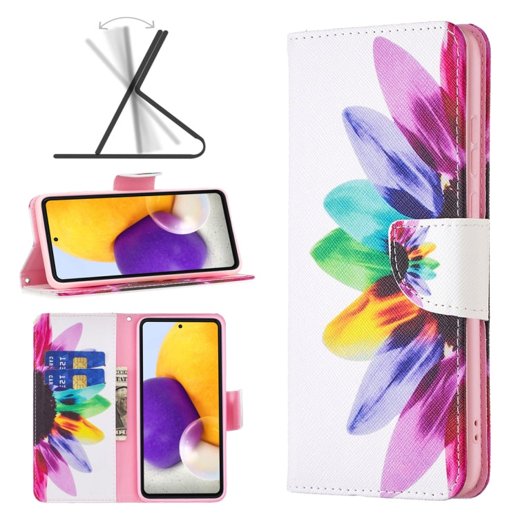 Custodia per telefono in pelle con motivo a disegno colorato, For Samsung Galaxy A13 4G, For Samsung Galaxy A33 5G, For Samsung Galaxy A73 5G