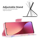 Custodia per telefono in pelle con motivo a disegno colorato, For Xiaomi 12