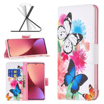 Custodia per telefono in pelle con motivo a disegno colorato, For Xiaomi 12