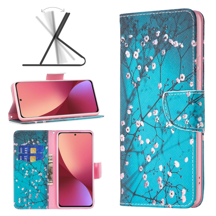 Custodia per telefono in pelle con motivo a disegno colorato, For Xiaomi 12