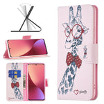 Custodia per telefono in pelle con motivo a disegno colorato, For Xiaomi 12