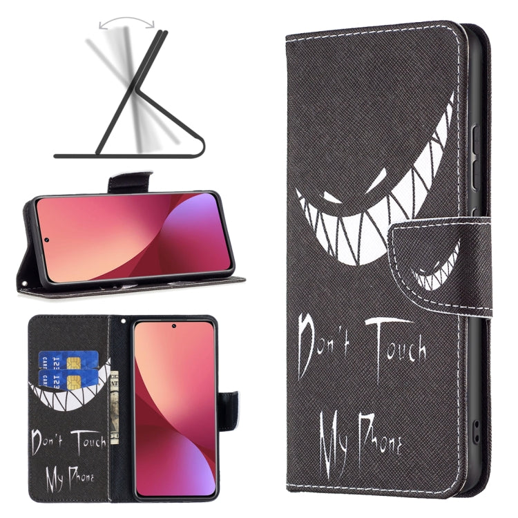 Custodia per telefono in pelle con motivo a disegno colorato, For Xiaomi 12