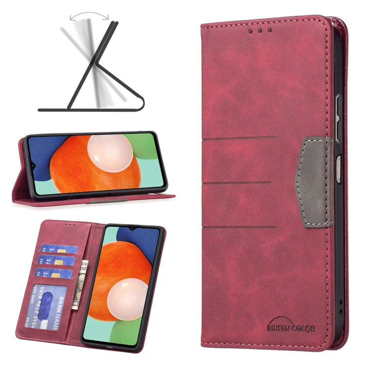 Custodia portafoglio in pelle con chiusura magnetica per Samsung