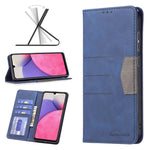 Custodia portafoglio in pelle con chiusura magnetica per Samsung