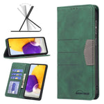 Custodia portafoglio in pelle con chiusura magnetica per Samsung