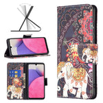 Custodia per telefono in pelle con disegno colorato, For Samsung Galaxy A13 4G, For Samsung Galaxy A33 5G