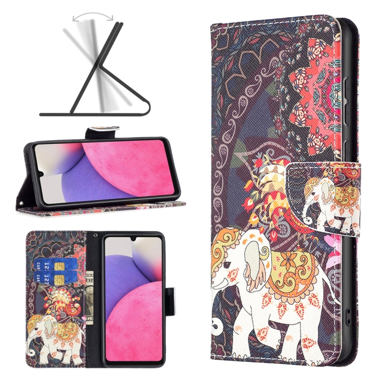 Custodia per telefono in pelle con disegno colorato, For Samsung Galaxy A13 4G, For Samsung Galaxy A33 5G