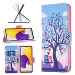 Custodia per telefono in pelle con disegno colorato, For Samsung Galaxy A73 5G, For Xiaomi 12