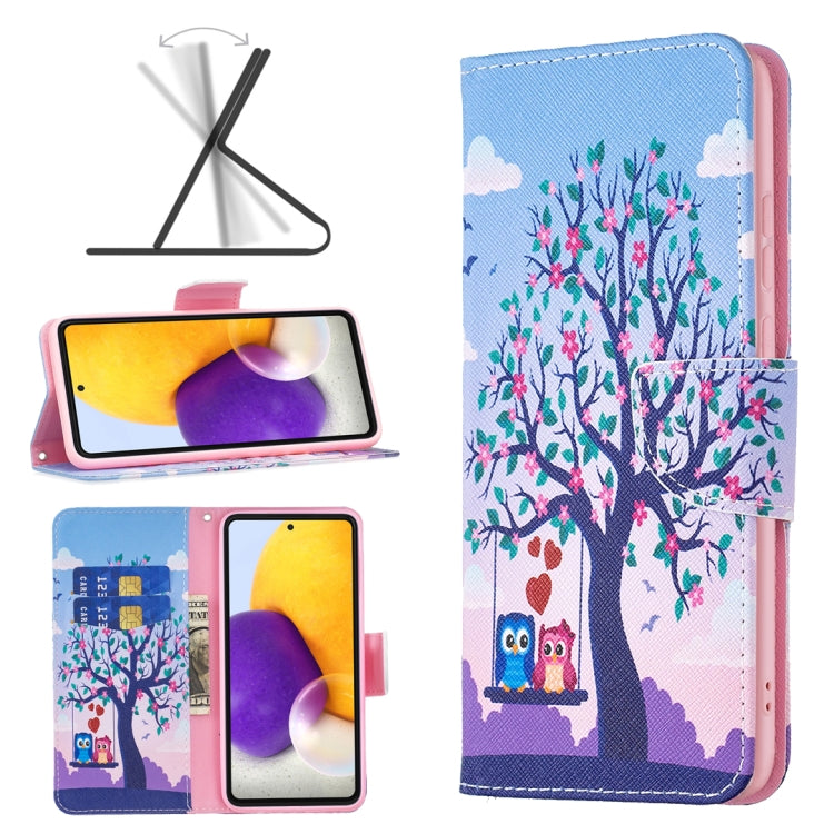 Custodia per telefono in pelle con disegno colorato, For Samsung Galaxy A73 5G, For Xiaomi 12