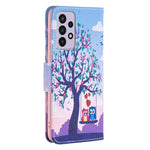 Custodia per telefono in pelle con disegno colorato, For Samsung Galaxy A73 5G, For Xiaomi 12