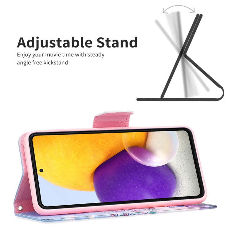 Custodia per telefono in pelle con disegno colorato, For Samsung Galaxy A73 5G, For Xiaomi 12