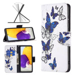 Custodia per telefono in pelle con disegno colorato, For Samsung Galaxy A73 5G, For Xiaomi 12