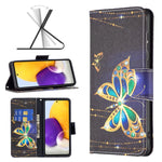Custodia per telefono in pelle con disegno colorato, For Samsung Galaxy A73 5G, For Xiaomi 12