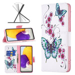 Custodia per telefono in pelle con disegno colorato, For Samsung Galaxy A73 5G, For Xiaomi 12