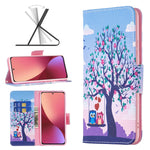 Custodia per telefono in pelle con disegno colorato, For Samsung Galaxy A73 5G, For Xiaomi 12