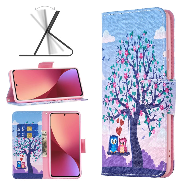 Custodia per telefono in pelle con disegno colorato, For Samsung Galaxy A73 5G, For Xiaomi 12