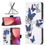 Custodia per telefono in pelle con disegno colorato, For Samsung Galaxy A73 5G, For Xiaomi 12