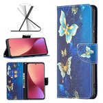 Custodia per telefono in pelle con disegno colorato, For Samsung Galaxy A73 5G, For Xiaomi 12