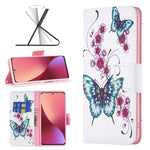 Custodia per telefono in pelle con disegno colorato, For Samsung Galaxy A73 5G, For Xiaomi 12