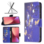 Custodia per telefono in pelle con disegno colorato, For Samsung Galaxy A73 5G, For Xiaomi 12
