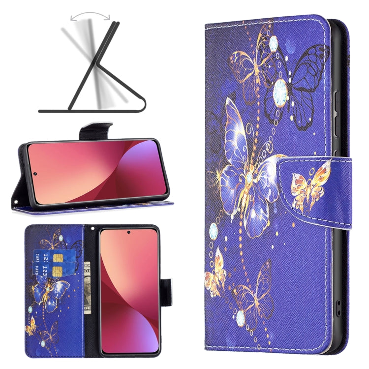 Custodia per telefono in pelle con disegno colorato, For Samsung Galaxy A73 5G, For Xiaomi 12