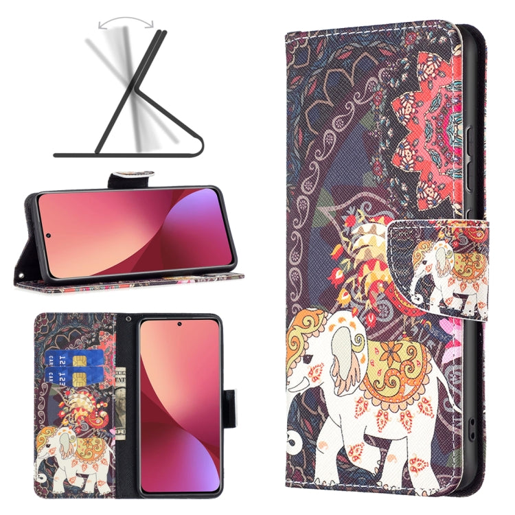 Custodia per telefono in pelle con disegno colorato, For Samsung Galaxy A73 5G, For Xiaomi 12