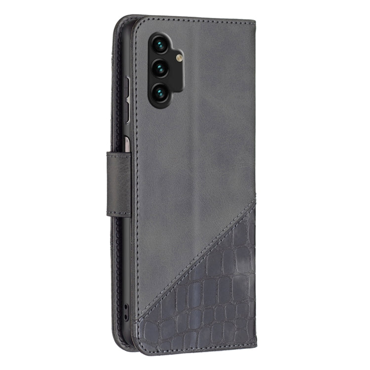 Custodia portafoglio in pelle PU con texture coccodrillo
