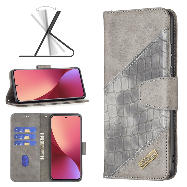 Custodia per telefono in pelle PU con texture coccodrillo abbinata, For Samsung Galaxy A13 4G, For Samsung Galaxy A33 5G, For Samsung Galaxy A73 5G, For Xiaomi 12