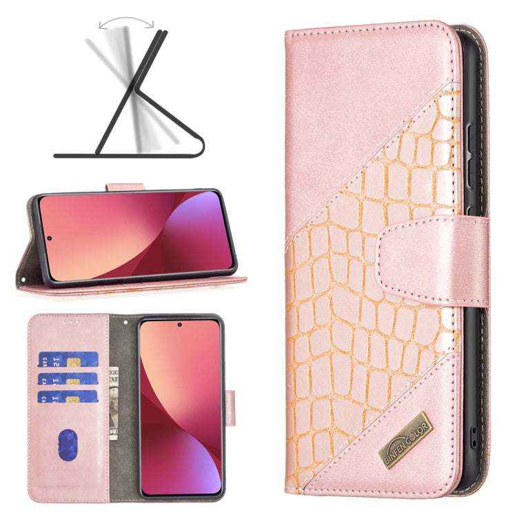 Custodia per telefono in pelle PU con texture coccodrillo abbinata, For Samsung Galaxy A13 4G, For Samsung Galaxy A33 5G, For Samsung Galaxy A73 5G, For Xiaomi 12